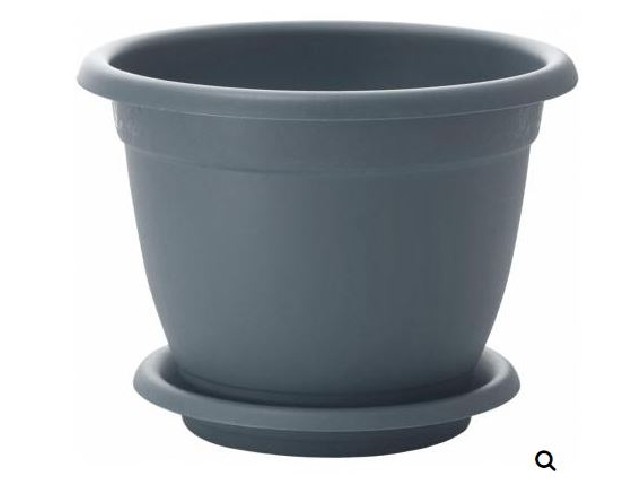 Горшок для цветов InGreen Aphrodite D 340 mm, 12,7л с подставкой №7 серый